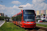  ForCity  30T 7518 in der Ulica M. Schneidra Trnavskeho kurz nach der Haltestelle Damborskeho. ( 07.05.2016 ) 