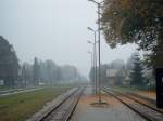 in Ruse (Haken ber dem s) der Blick in Richtung Maribor. Auch da hat es wohl bessere Zeiten gegeben.