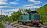 SŽ 642-301 fährt als Lokzug durch Maribor-Tabor Richtung Tezno VBF.