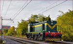 SŽ 643-040 fährt als Lokzug durch Maribor-Tabor Richtung Maribor HBF. /25.10.2016