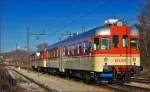 SŽ 813-037 fährt durch Maribor-Tabor Richtung Maribor HBF.