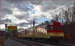 SŽ 814-037 fährt durch Maribor-Tabor Richtung Maribor HBF.