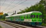 SŽ 711-013 fährt durch Maribor-Tabor Richtung Maribor HBF. /3.9.2014