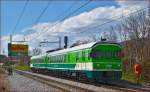 SŽ 711-001 fährt durch Maribor-Tabor Richtung Maribor HBF.