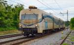 S 813-130 fhrt durch Maribor-Tabor Richtung Maribor Hauptbahnhof. /27.5.2013