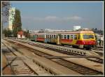 Triebwagen 813-123 kam am 12.10.2006 als Regionalzug 4102 aus Ljutomer in Murska Sobota an.