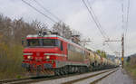 SŽ 363-010 zieht Kesselzug durch Maribor-Tabor Richtung Süden. /8.4.2021