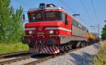 S363-025 zieht Gterzug durch Maribor-Tabor Richtung Sd. / 19.6.2012