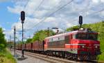 S 363-020 zieht Gterzug durch Maribor-Tabor Richtung Norden. /22.5.2013