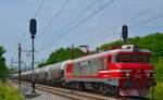 S 363-029 zieht Kesselzug durch Maribor-Tabor Richtung Norden. /4.7.2013