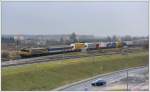 363 005 mit der RoLa Maribor-Wels am 22.12.2012 in Maribor.