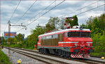 SŽ 363-003 fährt als Lokzug durch Maribor-Tabor Richtung Tezno VBF. /5.5.2016