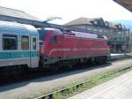 BR 541 der Slowenischen Eisenbahn steht in Villach Hauptbahnhof am 12.04.07