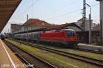 In Villach konnte gleich zu Beginn SZ 541-010 mit BB IC 313 Villach Hbf. - Ljubljana aufgenommen werden (sterreichurlaub 10.08.09)