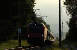 SZ 541 109 zieht den D 315 von Villach nach Beograd am 07.06.12 in Faak am See vorbei.