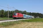 541 019 mit EC 210 am 09.06.2014 bei Godesic.