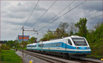 SŽ 310-005 fährt durch Maribor-Tabor Richtung Maribor HBF.