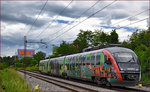 SŽ 312-118 fährt durch Maribor-Tabor Richtung Maribor HBF.