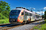 SŽ 312-107 fährt durch Maribor-Tabor Richtung Maribor HBF.