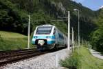 Pendolino 003 der SZ am 24.5.2011 bei Benke in Richtung Lubljana.