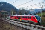 312-014 fährt am 10.01.2018 in Rimske Toplice ein.