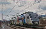 SŽ 312-001 fährt durch Maribor-Tabor Richtung Maribor HBF.