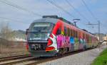 S 312-136 fhrt durch Maribor-Tabor Richtung Zidani Most. /16.4.2013