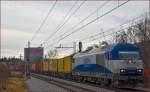 ADRIA 2016 920 'Irena' zieht Containerzug durch Maribor-Tabor Richtung Norden.