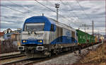 ADRIA 2016 920 zieht Containerzug durch Maribor-Tabor Richtung Koper Hafen.