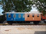 Historischer Personenwagen BCs31911(Baujahre 1917 in Brünn-Königsfelder Maschinenfabrik Lederer & Porges) am 9.12.2016 in Bhf. Ilirska Bistrica.