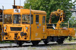 Das Gleisbaugerät TMD-42 stand Ende August 2019 in Ljubljana.
