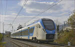 SŽ 510-005 fährt durch Maribor-Tabor Richtung Maribor. /3.11.2022