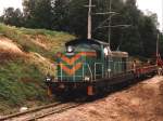SM42-769 mit einem Bauzug ...  Date Jan de Vries 25.03.2011