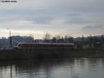 SOB Sudost-Bahn RABe 526 050-0 verl�sst am 26.11.09 Rapperswil als S40 nach Einsiedeln.