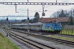 SOB Sudost-Bahn Voralpen-Express IR 2417 von Luzern erreicht am 27.03.2010 in K�rze seinen Zielbahnhof Romanshorn.