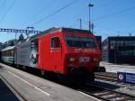 Re 456 095 100 Jahre SOB in Herisau am 23/05/10. ...