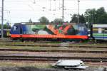 SOB - Re 4/4 456 092-6 bei der Einfahrt in ...