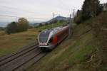 RABe 526 041-9 erreicht am 22.10.10 als S 13 nach ...