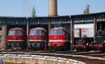 Ludmilla-Pr�sentation im DB Museum Halle(S) am 03.07.10. W�hrend 131 001 ...