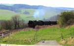 DB 94 1538 der Rennsteigbahn mit dem Raanzer von Rottenbach ...