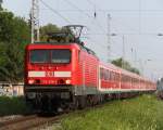 114 038-3+DB-Regio Bimz(ex-InterRegio Wagen)inklusive ...  Stefan Pavel 21.05.2011