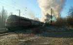 Sonderzug nach Alpirsbach am 27.12.09 in Rastatt.Die beiden
NOHAB loks schieben ... Sonderzug nach Alpirsbach am 27.12.09 in Rastatt.Die beiden
NOHAB loks schieben ...