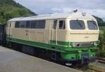 Die D5 der Brohltal-Eisenbahn am 26.08.2010 an ihrer Enthaltestation.  ...