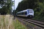 Ein SLT 2400 der Niederlande am 31.7.2010 auf dem Weg ...