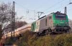 437 023 der SNCF FRET mit Kesselwagen zwischen Bonn und ...