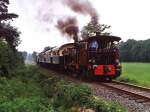 2 (MBS) + Bellerophon (Vintage Carriages Trust) mit Dampfzug 310S ...