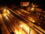 Sonstige Nachtaufnahme Bahnhof mit IR und ICE, am 22.08.2009. (Epoche V)