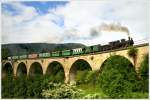 Auf der Feistriztalbahn f�hrt die ex bosnische Dampflok 83-180 mit ...