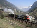 �berf�hrung Dampflok Br 50 3673 am 17.4.10 in Wassen.  ...