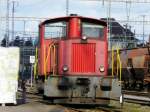 Sonstige SBB - Diesellok Tm 2/2 8765 f�r Rangierarbeiten im Bahnhof Herzogenbuchsee am 02.01.2010